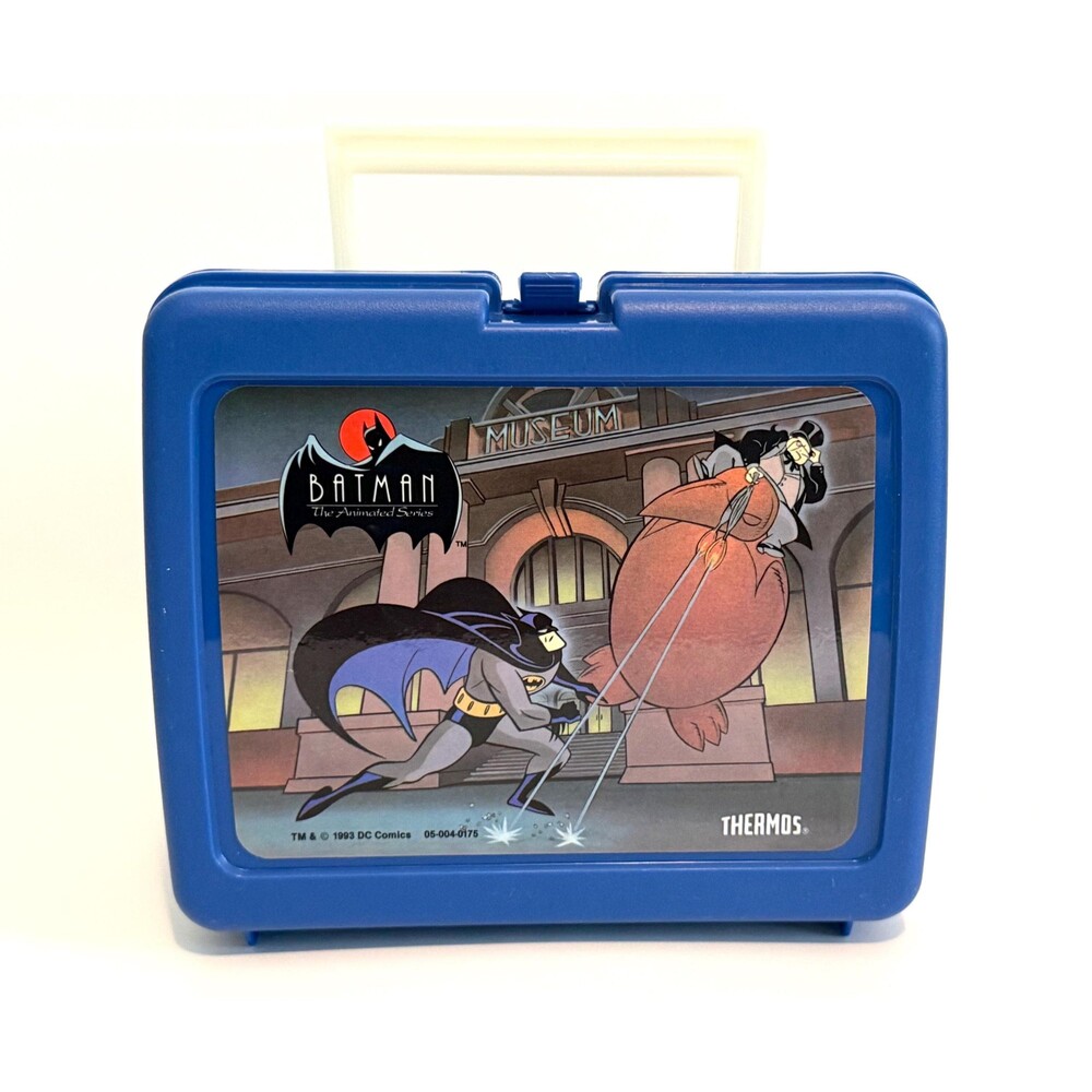 Vintage Thermos Batman Lunchbox, Vintage Batman Penguin Lunch Box